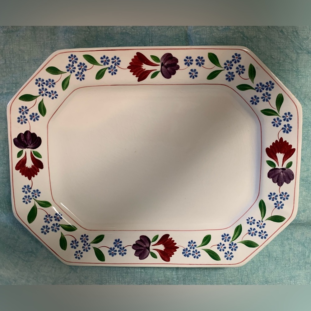 Adams Old Colonial Pattern English Ironstone rectangular platter